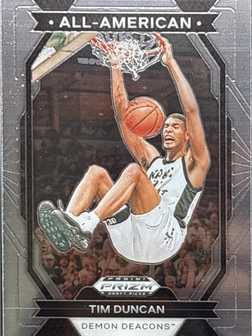 Panini Prizm All-American Tim Duncan Basketball Card